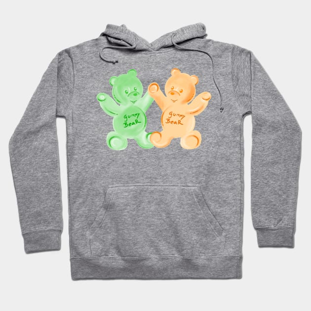 hugging bears Hoodie by Aurealis